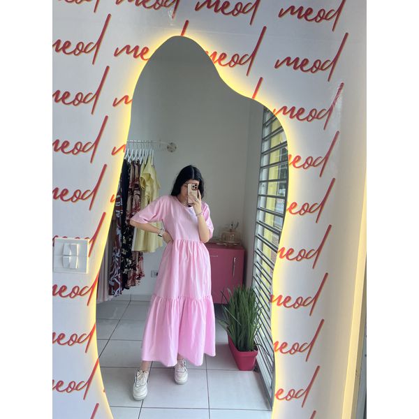 vestido algodão doce 