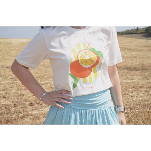 t shirt laranja 