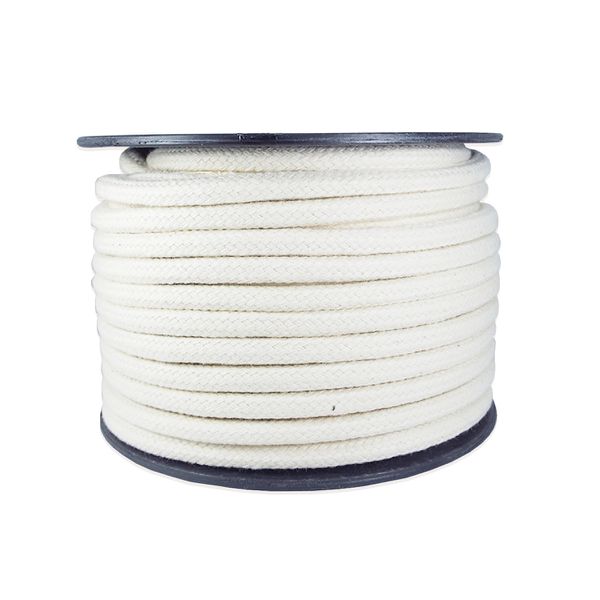 Cordão Cru Fio Barbante 6mm 100% Algodão 20m Macramê 