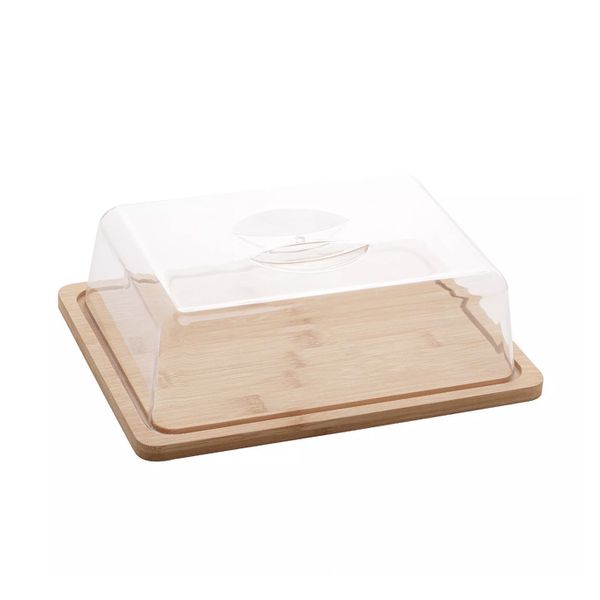 Prato para presunto e queijo incolor