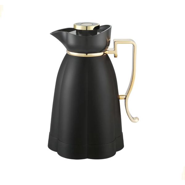 garrafa termica de clic na cor preta 