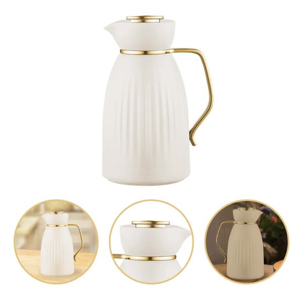 Garrafa sofia bege com dourado 1 litro 