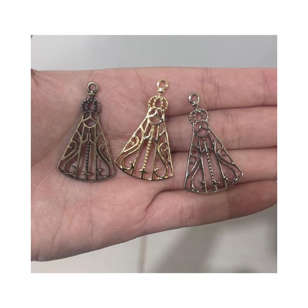 PINGENTE NOSSA SENHORA VAZADO FINO ML6061 .