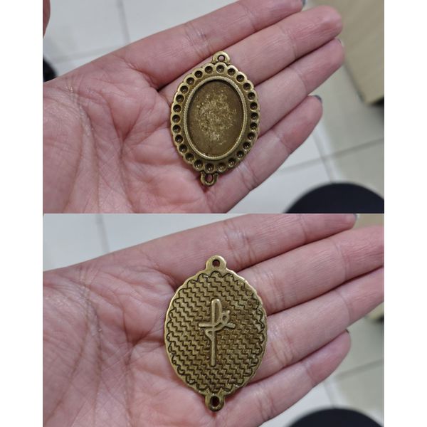 ENTREMEIO 2 PONTAS FACE UNICA SEM STRASS ML6015 .