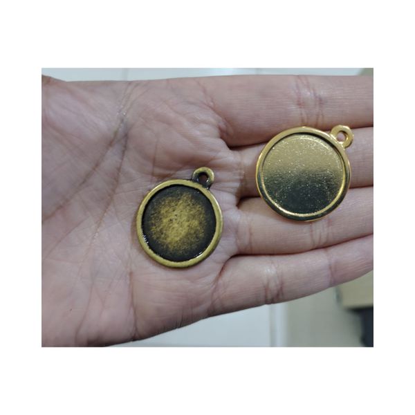 PINGENTE REDONDO LISO ML7837 .