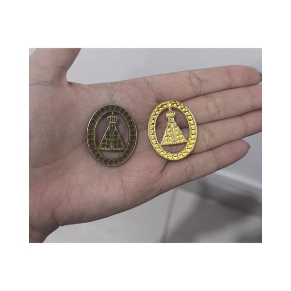 APLIQUE OVAL NOSSA SENHORA VAZADO ML6055 .