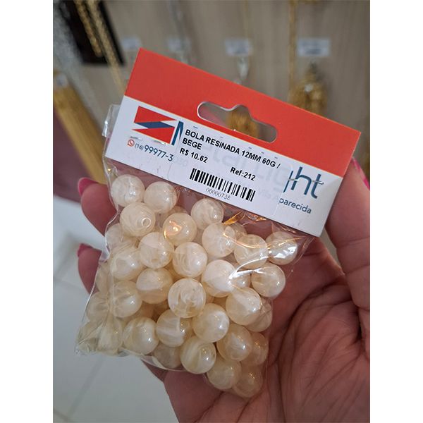 BOLA RESINADA 12MM 60G 212 .