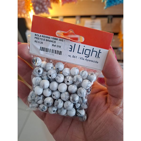 BOLA RESINADA 10MM 50G 210 .