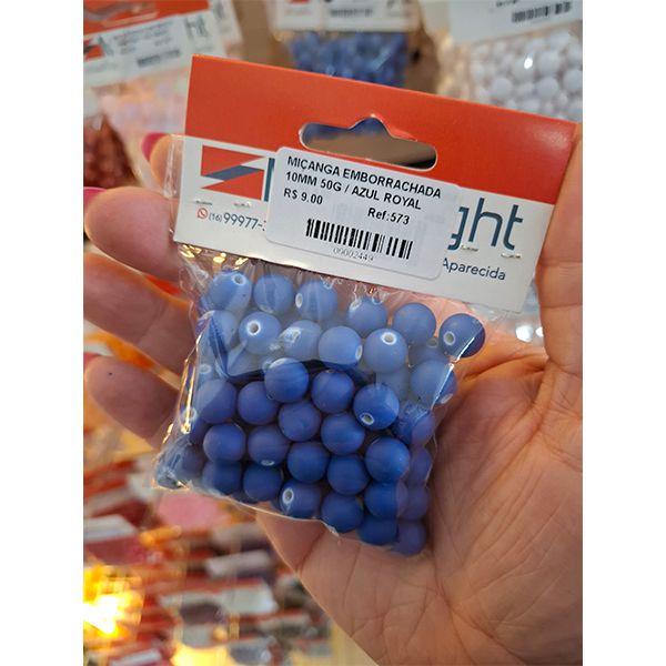 MIÇANGA EMBORRACHADA 10MM 50G 573 .