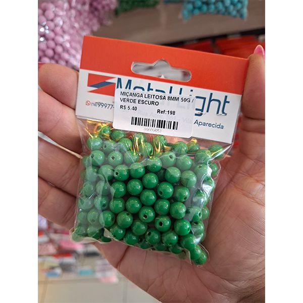 MIÇANGA LEITOSA 8MM 50G 198 .