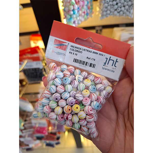 MIÇANGA LISTRAS 8MM 50G 778 .