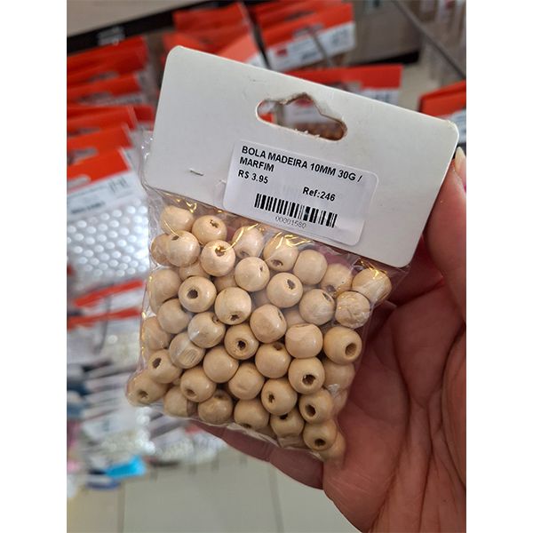 BOLA MADEIRA 10MM 30G 246 .