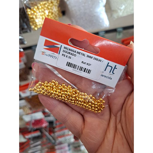 MIÇANGA METAL 3MM 200UN 937 .