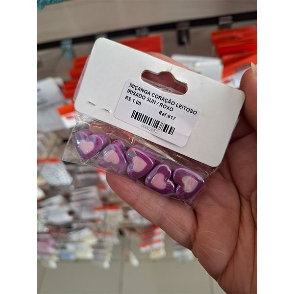 MIÇANGA CORAÇÃO LEITOSO IRISADO 5UN 617 .