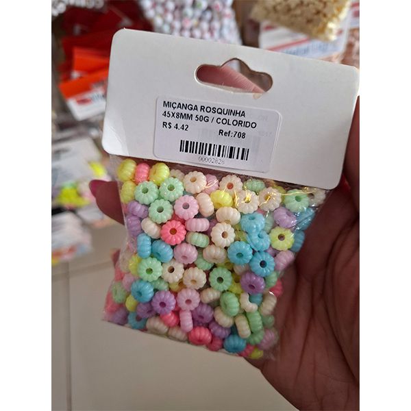 MIÇANGA ROSQUINHA 45X8MM 50G 708 .