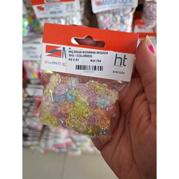 MIÇANGA ROSINHA IRISADA 30G 794 .