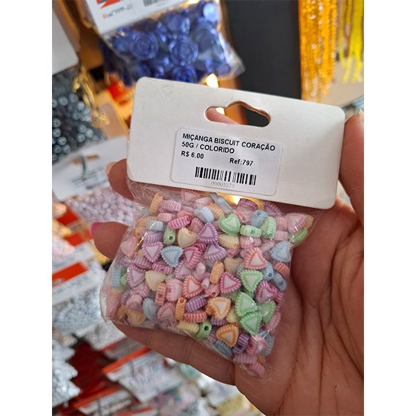 MIÇANGA BISCUIT CORAÇÃO 50G 797 .