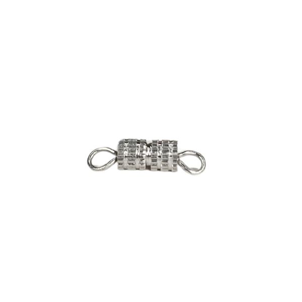 Fecho Rosca c/ Argola 4x12mm Níquel - 10 unidades