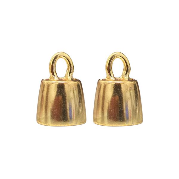 Terminais 15MM Dourado 