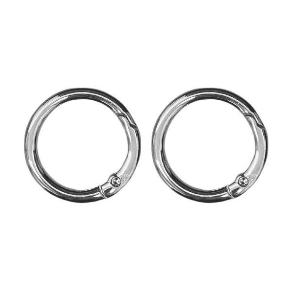Argola Articulada 20MM Niquel - 2 Unidades