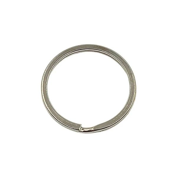Argola Para Chaveiro Italiana 25MM Niquel - 10 Unidades