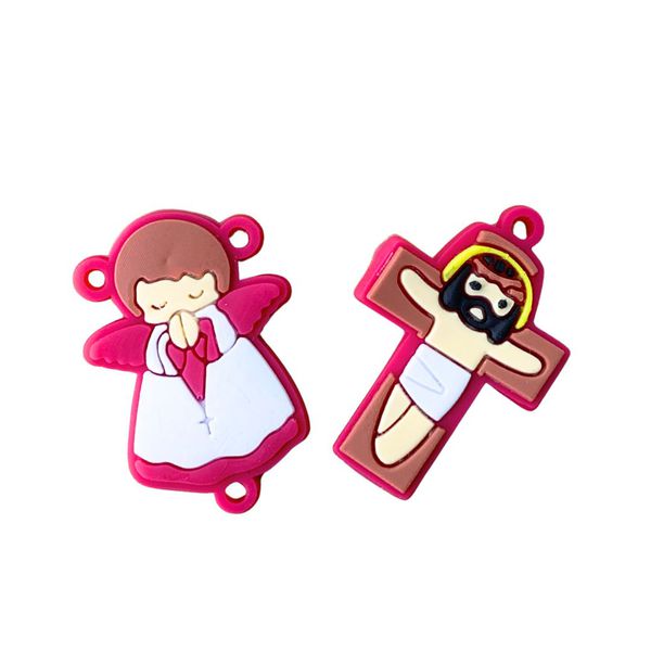 Entremeio e Crucifixo Religioso Infantil Pequeno