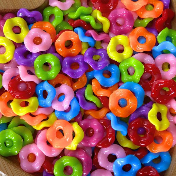 Contas Acrílicas Leitosas Coloridas - 30g