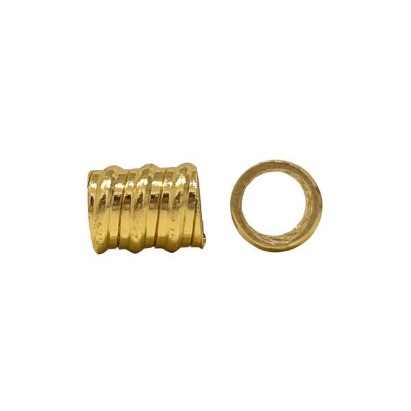 Tubo Aluminio Laminado Ouro 6,5MM - 10 Unidades