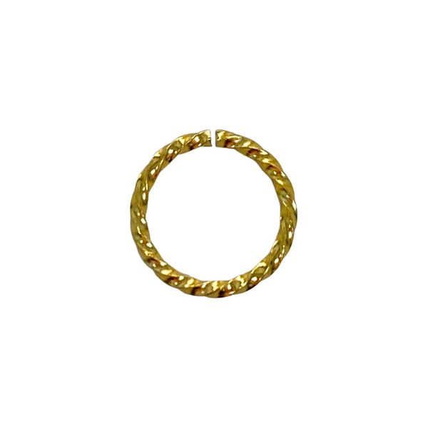 Argola Aluminio 18MM Ouro - 10 Unidades