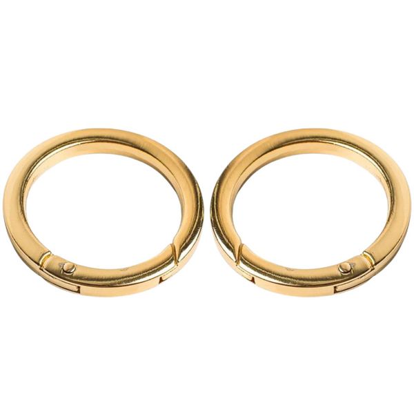 Argola Articulada Dourada 25MM - 2 Unidades
