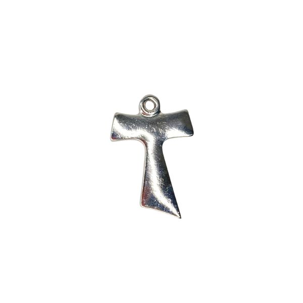 Crucifixo Tau / São Francisco de Assis - 2 unidades - Prateado