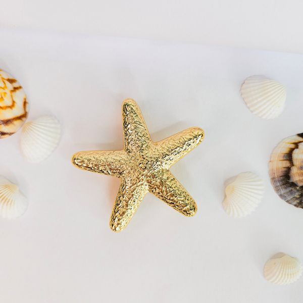 Passador Estrela do Mar Dourada - 1 unidade