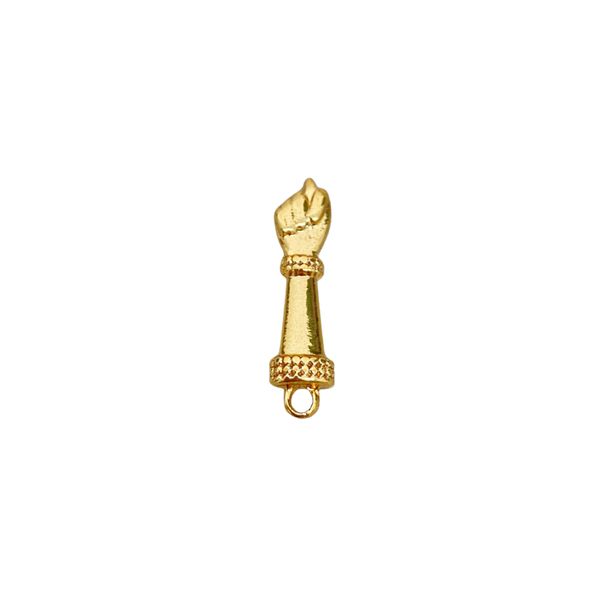 Pingente Figa 2,5cm Dourado - 1 Unidade