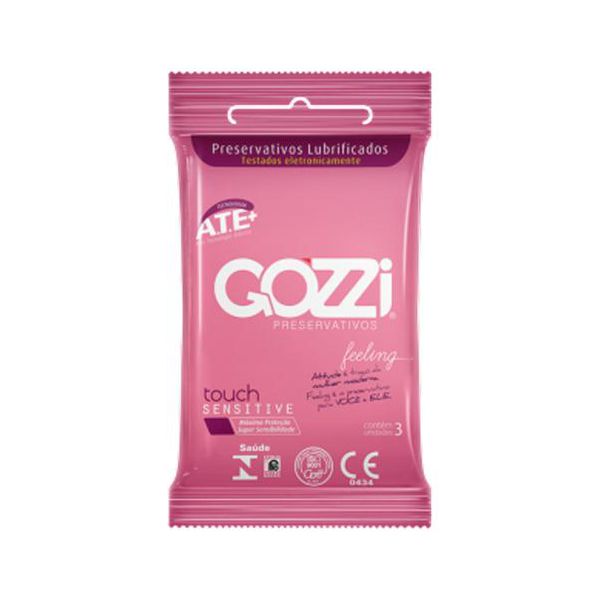 *-Preservativo Gozzi Feeling 3un Validade 02/22 (17564) - Padrão