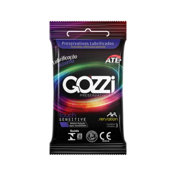 *-Preservativo Gozzi Sensation 3un Validade 02/22 (17566) - Padrão