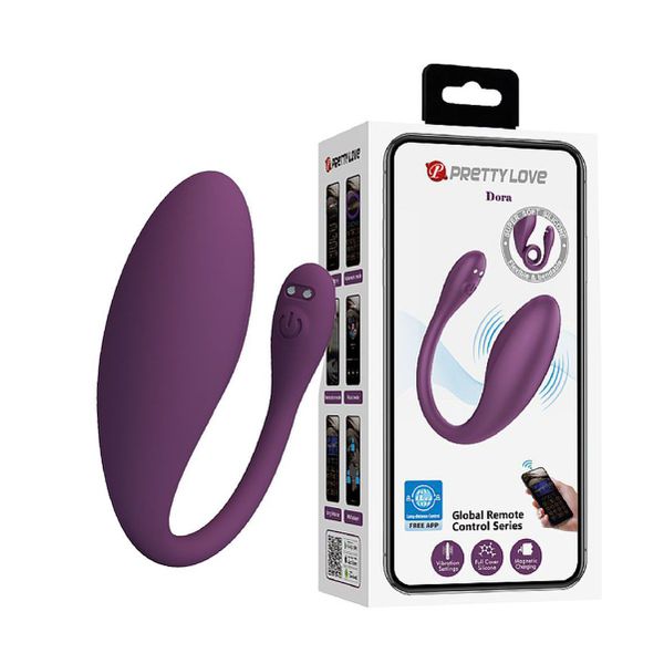 Cápsula Vibratória Recarregável Dora SI (4004) - Roxo