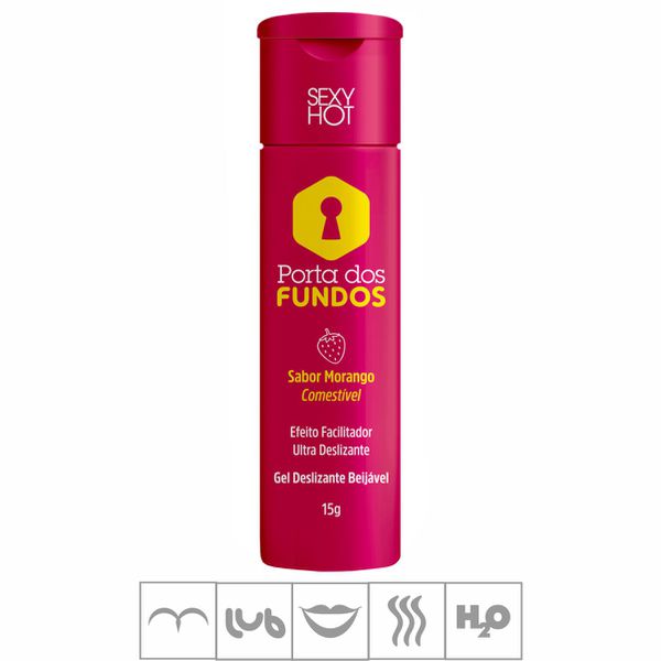Gel Para Sexo Anal Porta Dos Fundos Spray 15m (CO558) - Morango