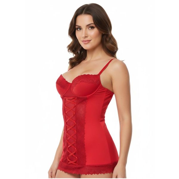 Camisola Sexy Excite (CP6948) - Vermelho