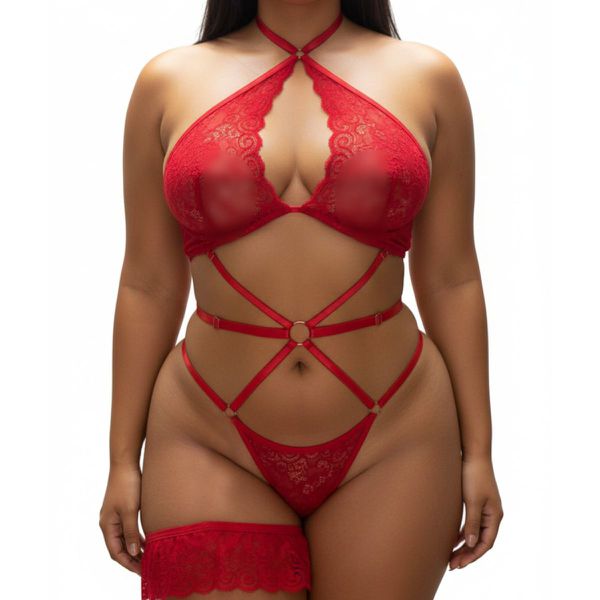 Body Sexy Plus Size (CP7010) - Vermelho