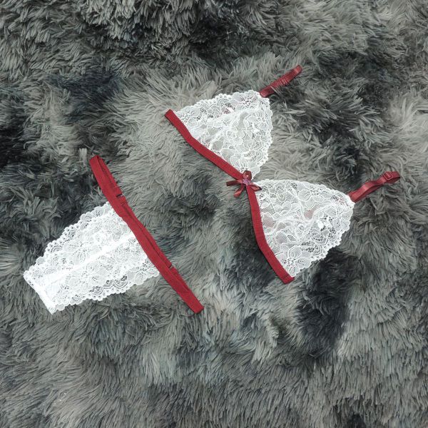 Conjunto Luma (DR4523). - Branco C/ Vinho 