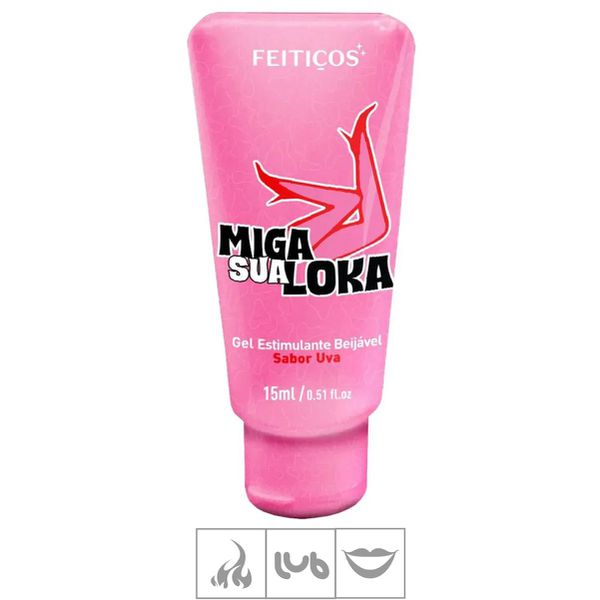 Excitante Feminino Miga Sua Loka 15ml - (FE9895) - Uva
