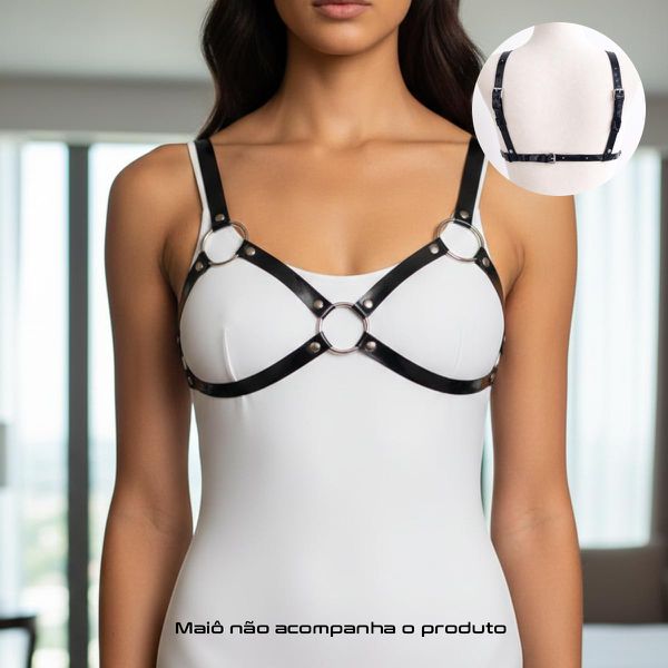 Harness Soutien Sem Protetor de Auréola - (GS1015) - Preto