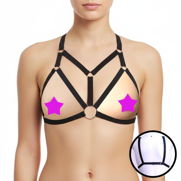 Harness Soutien GS Acessórios -(GS1092) - Preto