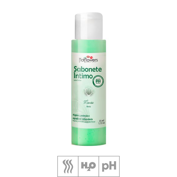 *Sabonete Íntimo Hot Flowers 35ml Validade (HC179-ST684) - Menta