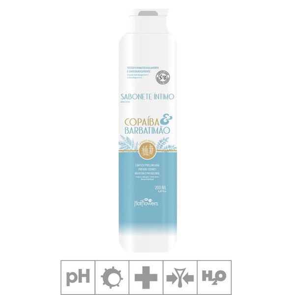 Sabonete Íntimo Hot Flowers 200ml (HC649) - Copaíba e Barbatim.