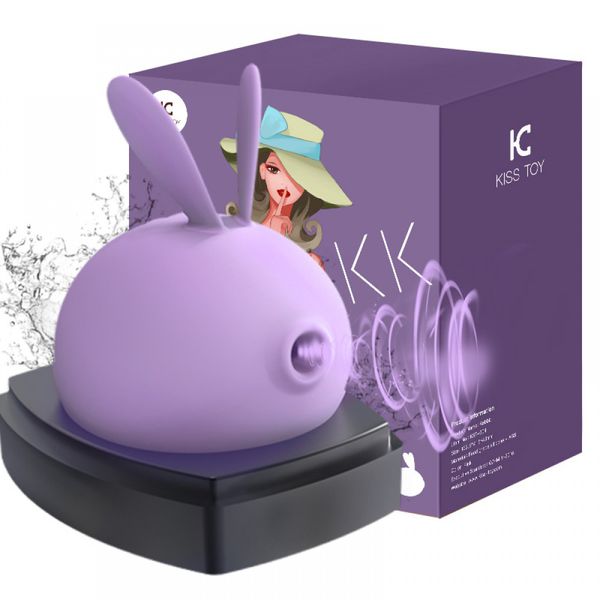 *Massageador Com 3 Modos de Sucção Miss KK (KT018) - Roxo