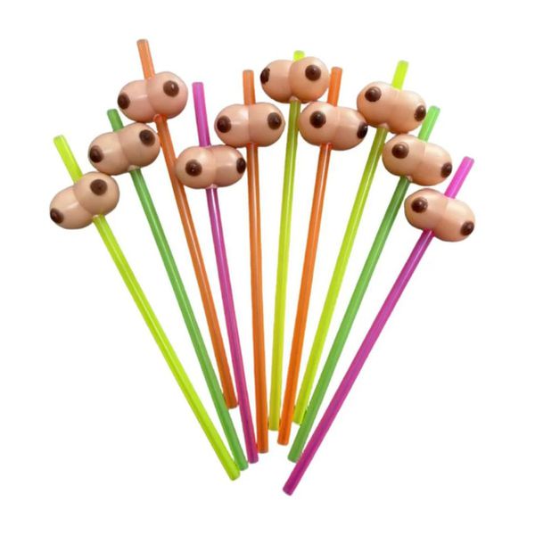 *Canudo Com Peitinho 1un (RA894) - Cores Variadas