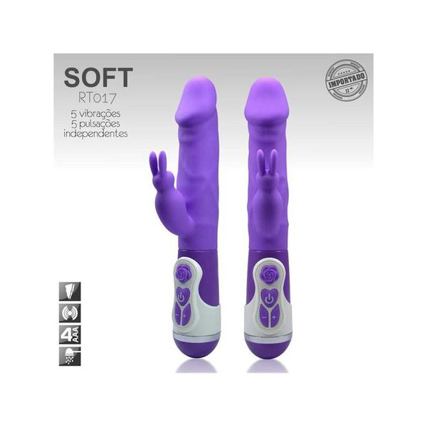 *Vibrador Rotativo Vipmix Multivibrações VP (RT017-14918) - Roxo