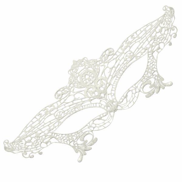 Máscara em Tecido Anastasia Lace 50 tons VP (SA001-SA002) - Branco