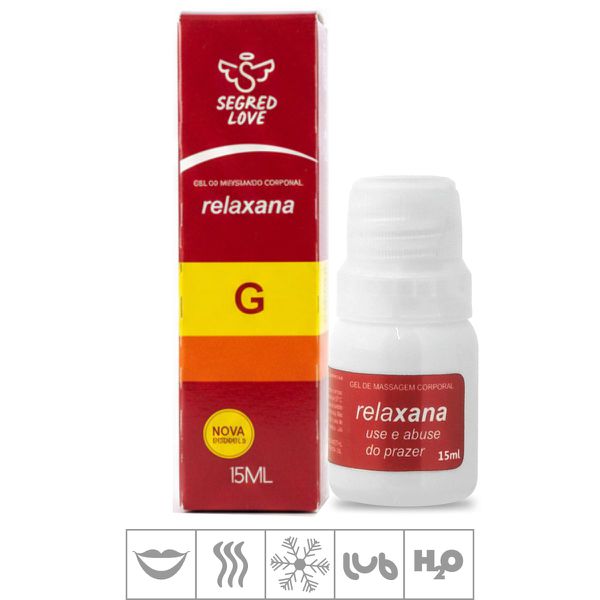 Gel Para Sexo Oral Relaxana 15ml -(SL1732) - Maçã Verde